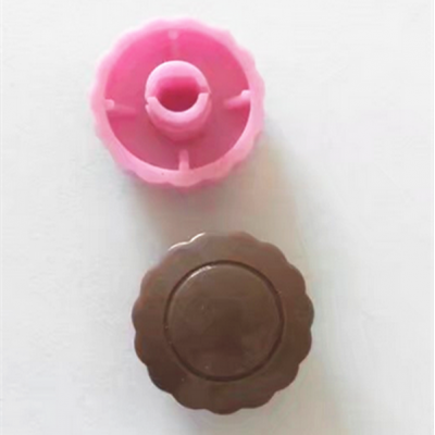 Moulding Customized ABS Colored Caps Small Plastic Toy Parts