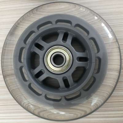 Customized Weichuang Made  Injection Molded TPU PU Caster Wheel Plastic Pulley